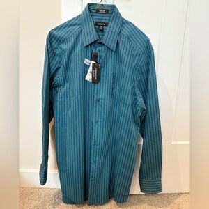 Liz Claiborne Striped Dress Shirt NWT